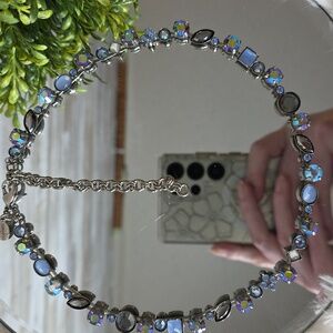 Sorelli  Amazing Elegant Blue and Silver Necklace